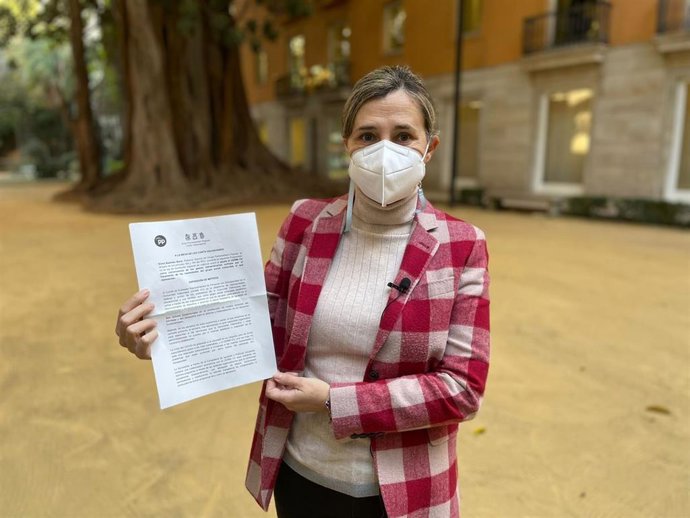 La portavoz adjunta del PP en Les Corts Valencianes y vicesecretaria de Política Social del PPCV, Elena Bastidas.