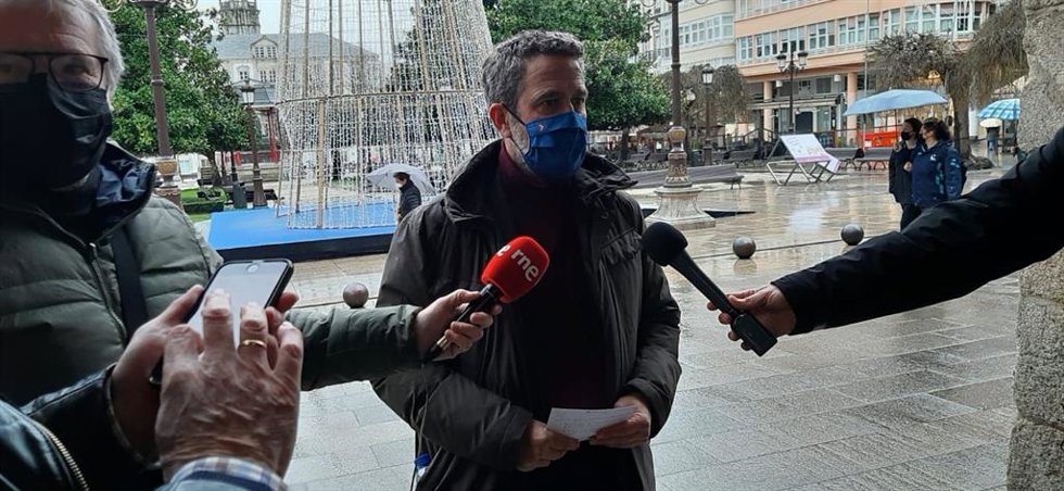 El vicesecretario de participación del PP, Jaime de Olano, en Lugo.