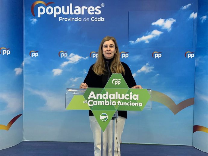 La portavoz del PP de Cádiz y senadora, Teresa Ruiz Sillero.