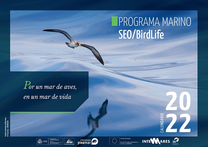 Archivo - Portada del calendario fotográfico del proyecto Zepamar II de SEO/BirdLife.
