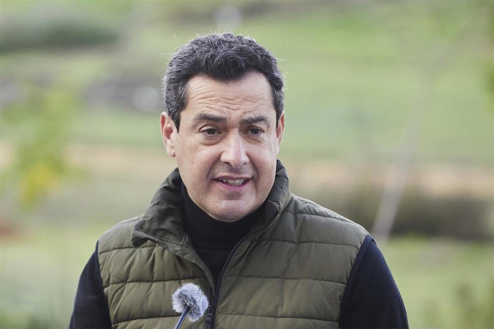El presidente de la Junta, Juanma Moreno