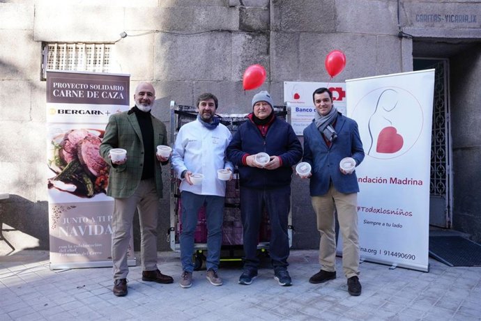 Asiccaza y Rifles Bergara donan raciones de carne de caza a la Fundación Madrina