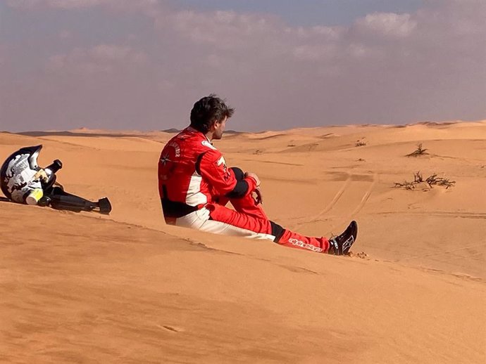 El piloto español Carlos Checa en el Dakar 2022.