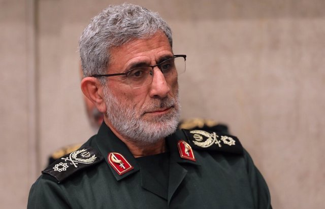 Archivo - El jefe de la Fuerza Quds de la Guardia Revolucionaria, Esmail Qaani
