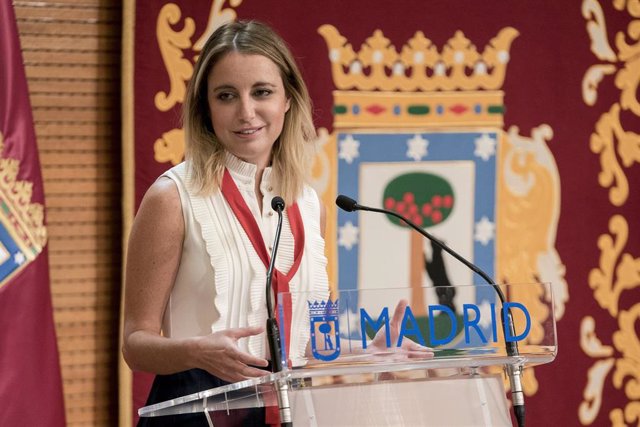 Archivo - La delegada de Cultura, Turismo y Deporte del Ayuntamiento, Andrea Levy, en Madrid, (España).