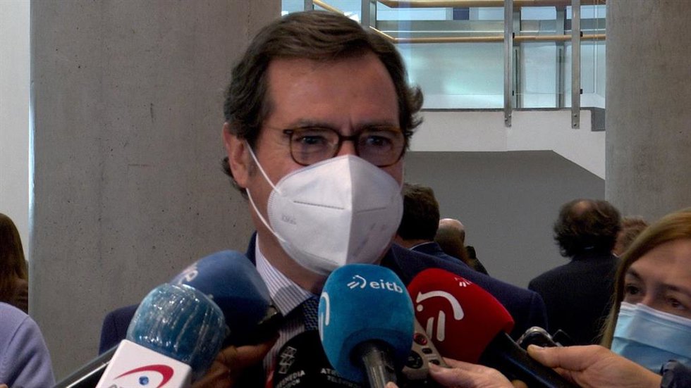 El presidente de la Confederación de Organizaciones Empresariales (CEOE), Antonio Garamendi.