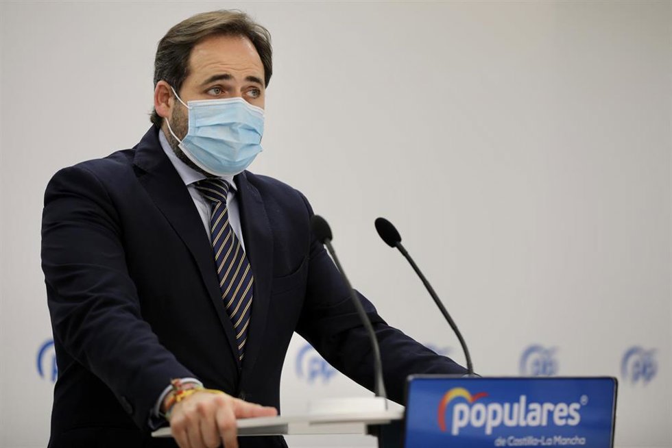 El presidente del PP de Castilla-La Mancha, Paco Núñez, en su balance de año