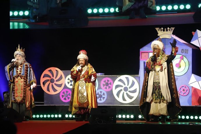 Imagen del espectáculo "La Noche Mágica" en Bilbao.