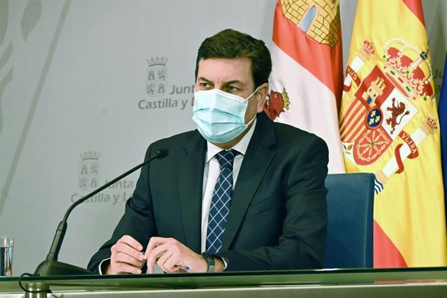 El portavoz del Gobierno de la Junta de la Junta de Castilla y León, Carlos Fernández Carriedo.