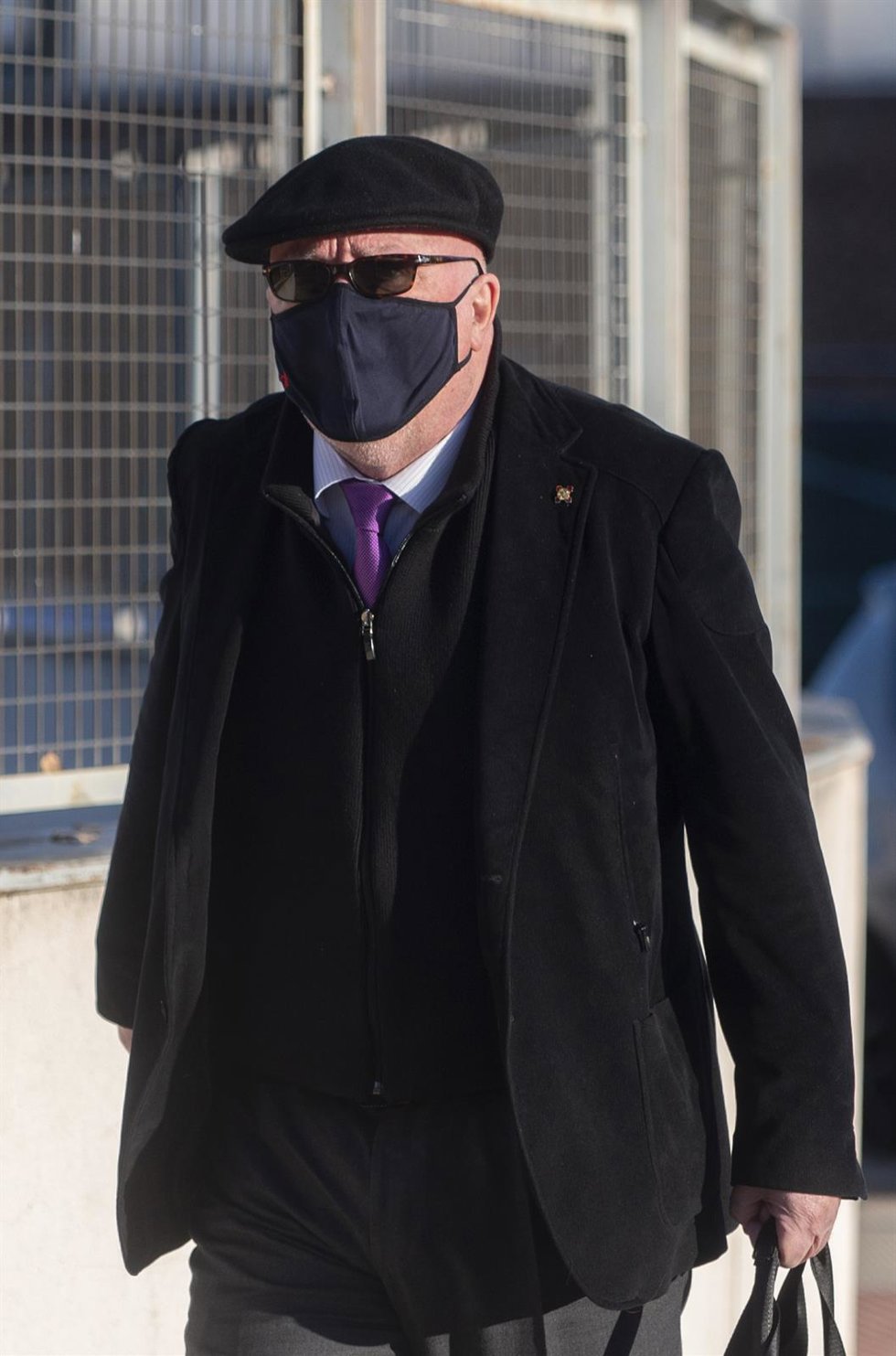 El comisario jubilado José Manuel Villarejo acude a declarar de nuevo por la macrocausa Tándem, en la Audiencia Nacional, a 14 de diciembre de 2021, en San Fernando de Henares, Madrid, (España). Villarejo declara un día después de que el ex president