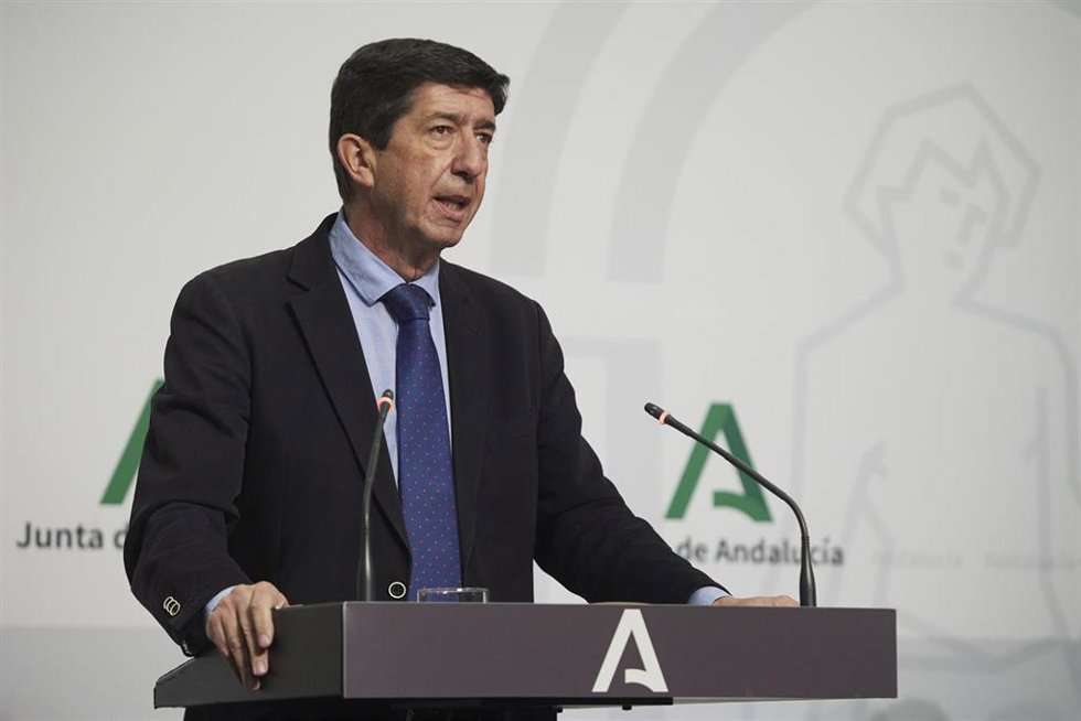 El vicepresidente de la Junta, Juan Marín
