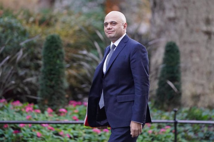 El ministro de Salud de Reino Unido, Sajid Javid. 