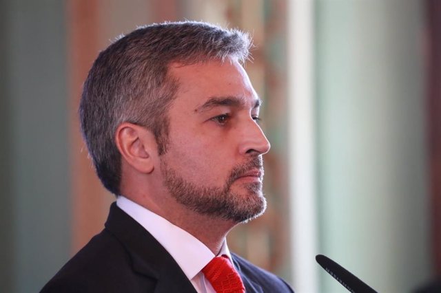 Archivo - El presidente de Paraguay, Mario Abdo Benítez