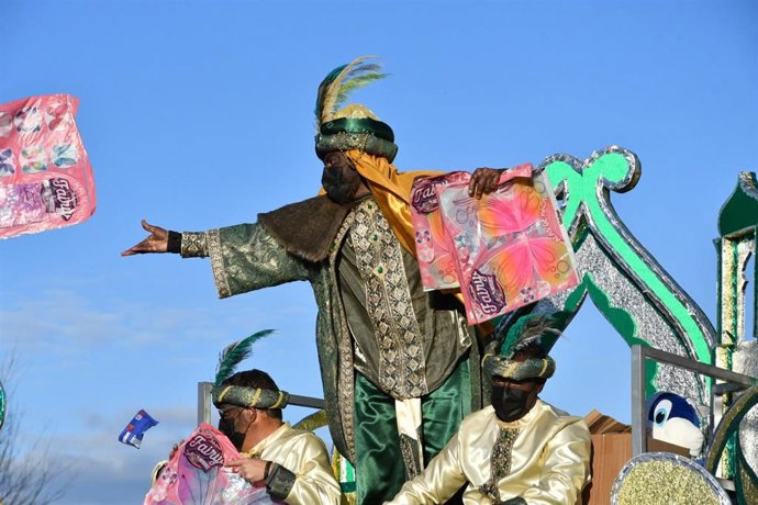Cabalgata de los Reyes Magos en Tomares en enero de 2022.