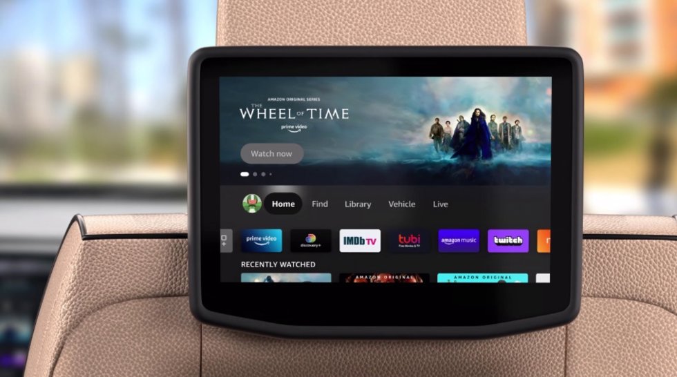 Fire TV en un coche