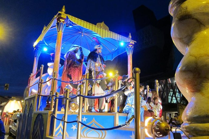 Cabalgata de los Reyes Magos en Zaragoza.