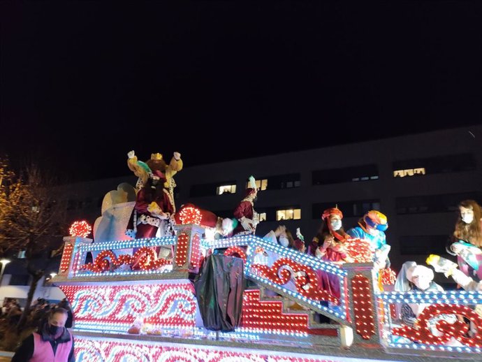 Cabalgata de los Reyes Magos en Salamanca en 2022.