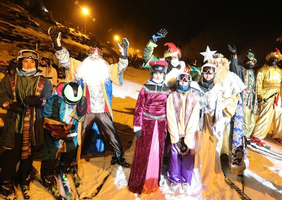Los Reyes Magos, también en Sierra Nevada