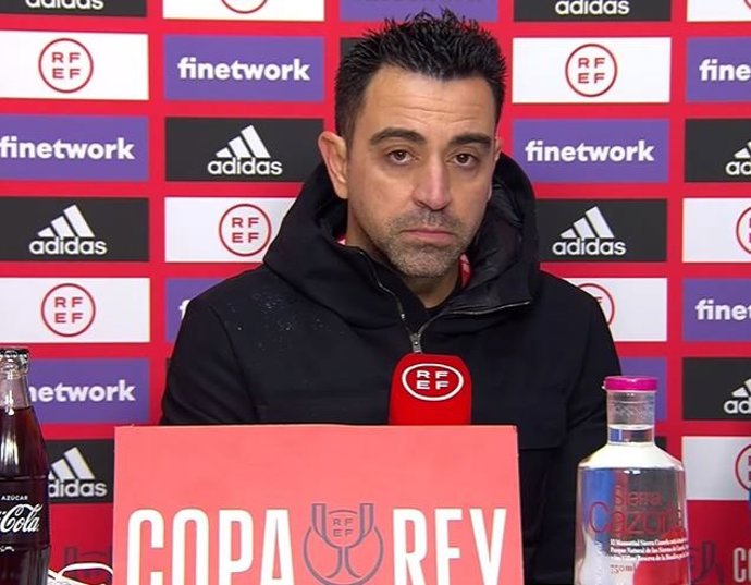 El entrenador del FC Barcelona Xavi Hernández
