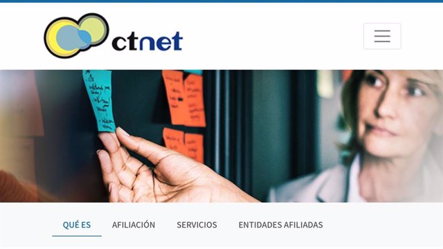 Imagen del portal web de la Red CTnet