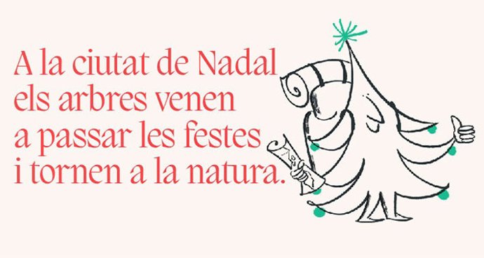 Barcelona instalará 227 puntos de recogida de árboles de Navidad