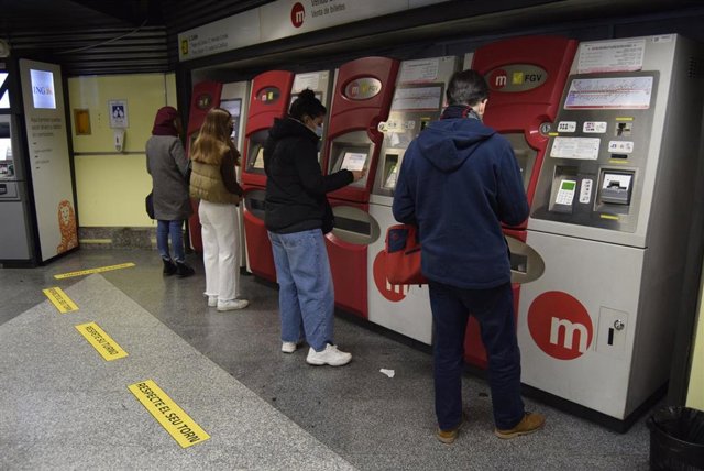 Máquinas automáticas de venta de títulos en Metrovalencia