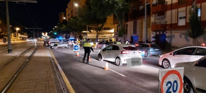 Control de la Policía Local de Valncia