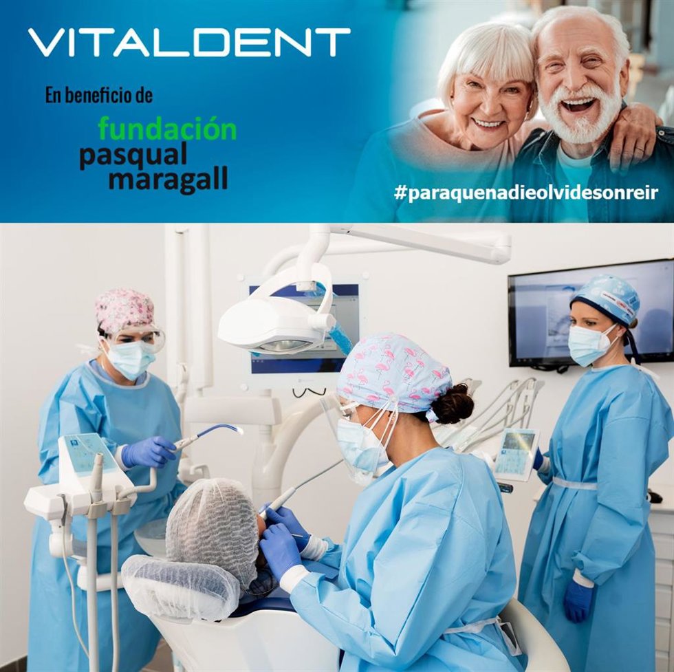 Archivo - Empleados de Vitaldent y Moonz donan cerca de 3.000 euros a la Fundación Pasqual Maragall.