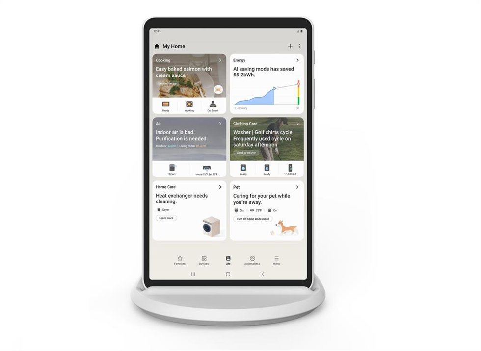 Samsung Home Hub.