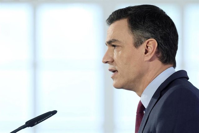 El presidente del Gobierno, Pedro Sánchez