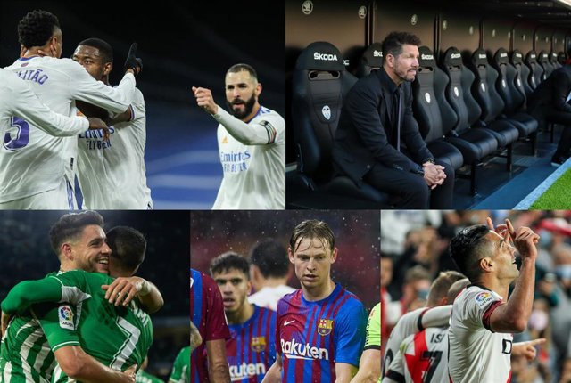 Archivo - Los protagonistas de la primera vuelta de LaLiga Santander