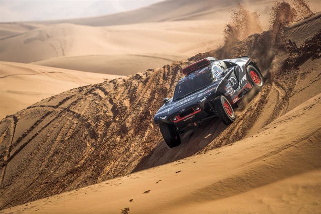 Carlos Sainz (Team Audi Sport) en el Rally Dakar 2022, disputado en Arabia Saudí