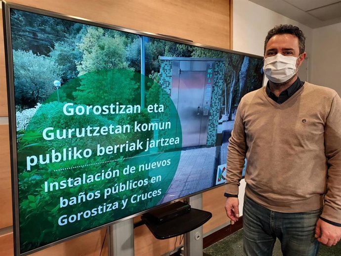 El concejal de Obras y Servicios para los Barrios y la Ciudad de Barakaldo, Jon Andoni Uria.