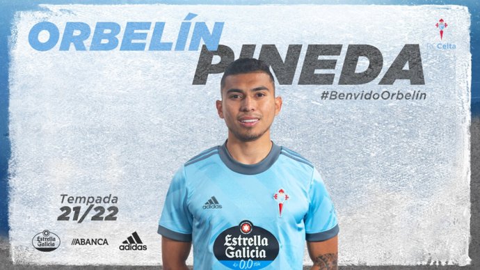 Orbelín PIneda, nuevo jugador del RC Celta.