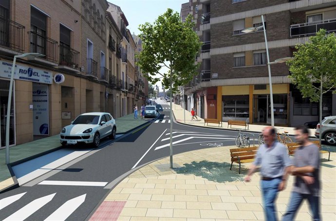 Archivo - Recreación de la calle Sixto Celorrio