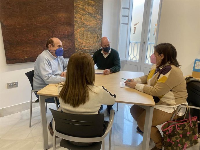 Reunión con representantes de la federación Tres Morillas.