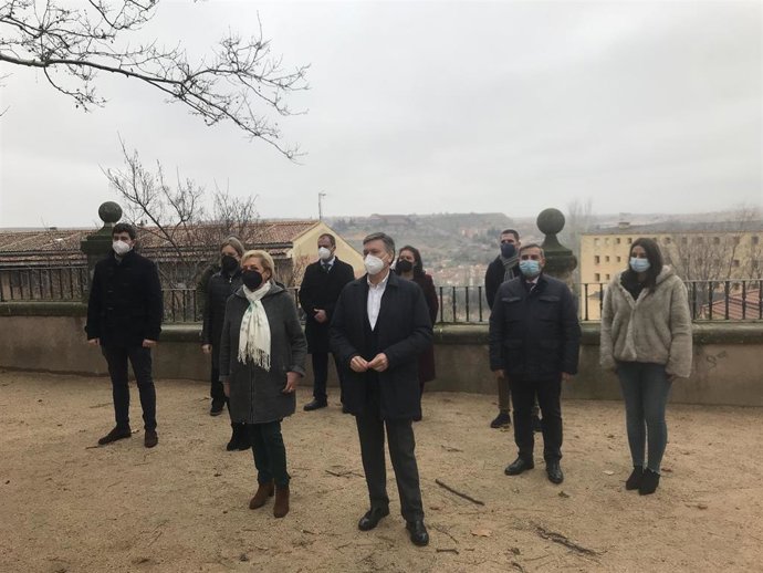 Integrantes de la lista electoral del Partido Popular de Segovia.
