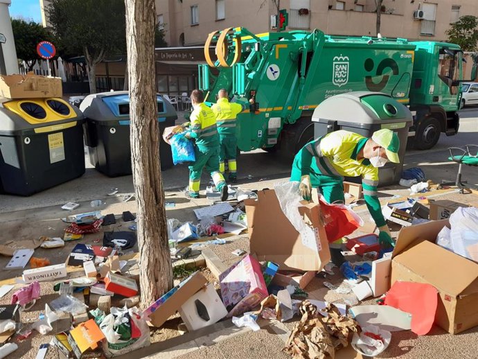 Servicios de limpieza en San Fernando.