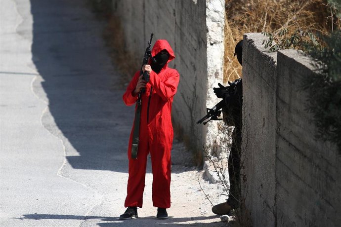 Archivo - Milicias palestinas en Cisjordania