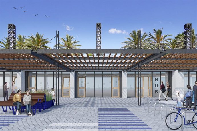 Imatge del nou Port Olímpic de Barcelona després de les obres de millora