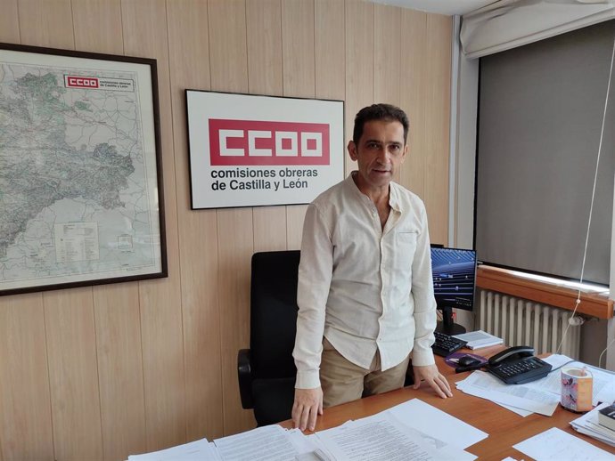 El secretario general de CCOO en Castilla y León, Vicente Andrés.
