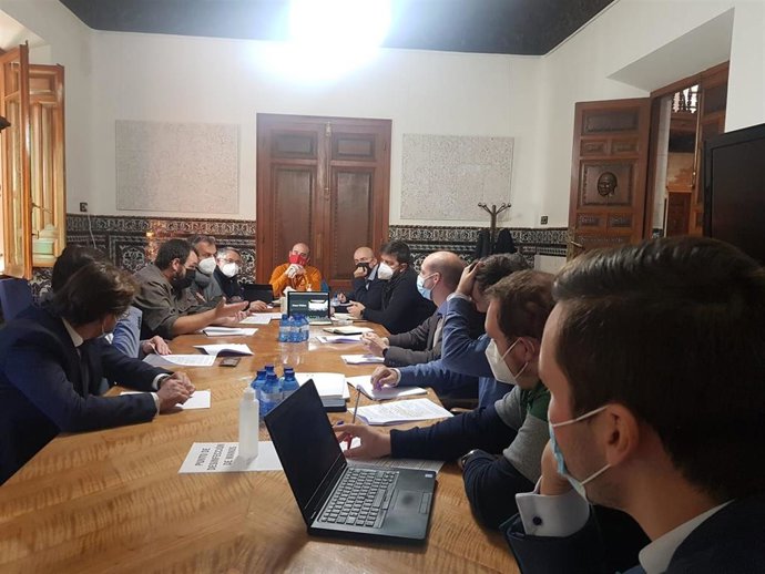 Reunión en la Delegación para el yacimiento de Medina Elvira