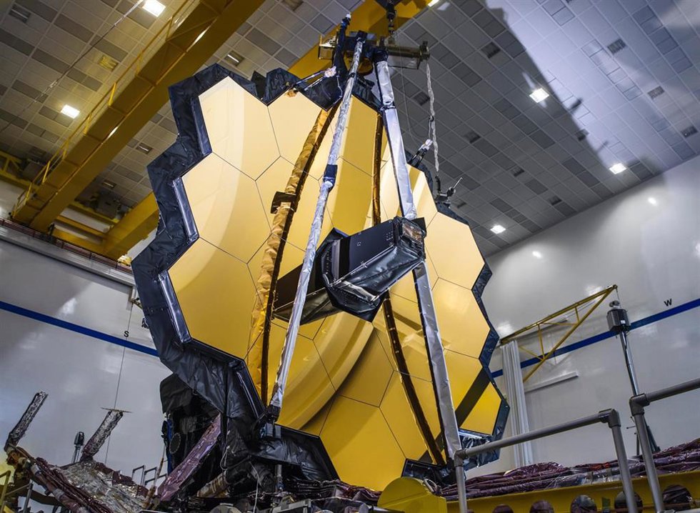 Espejos del telescopio Webb