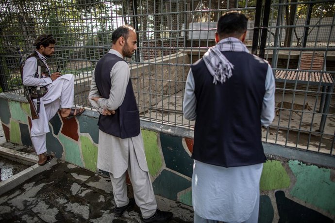 Archivo - Arxiu - Combatents talib a Kabul 
