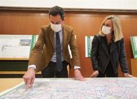 Moreno anuncia la presentación del tramo norte de la línea 3 del Metro de Sevilla y espera financiación del Gobierno