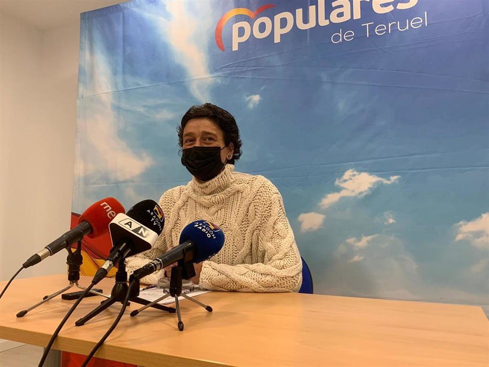 La portavoz de Sanidad del PP en las Cortes de Aragón, Ana Marín.