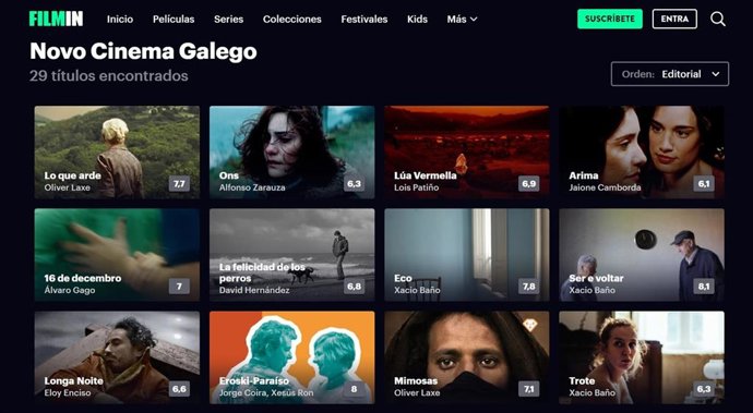Ciclo de Novo Cinema Galego incluido en el catálogo de Filmin