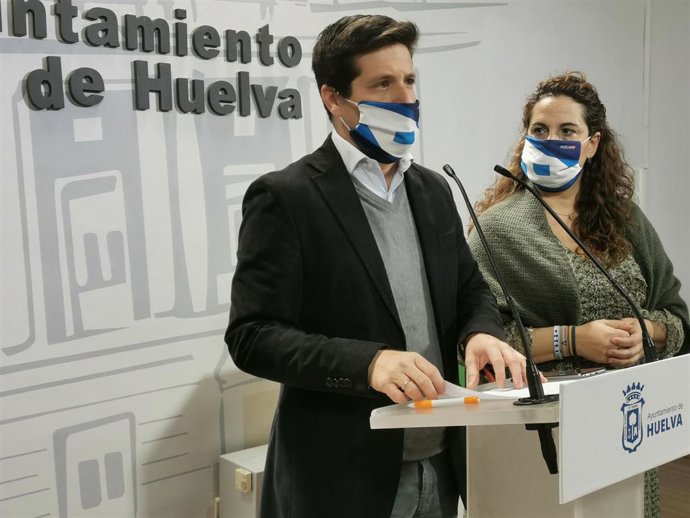 El portavoz del grupo municipal de Cs en el Ayuntamiento de Huelva, Guillermo García de Longoria.