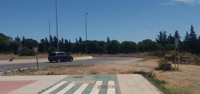 Imagen de la parcela sobre la que actuará el Ayuntamiento de Sevilla.