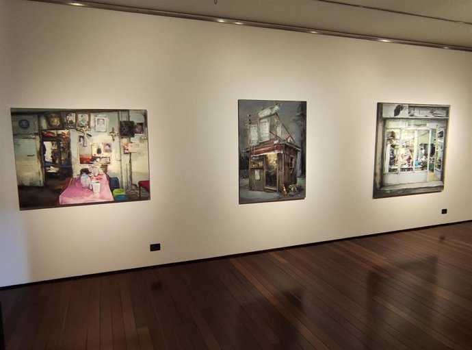 El Centro Fundación Caja Rioja Gran Vía exhibe una exposición de pintura sobre los umbrales